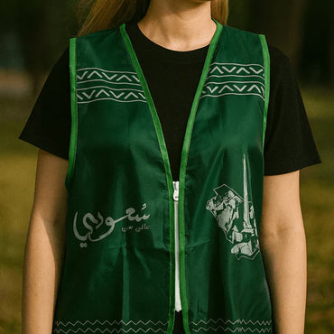 Saudi National Day Green Vest