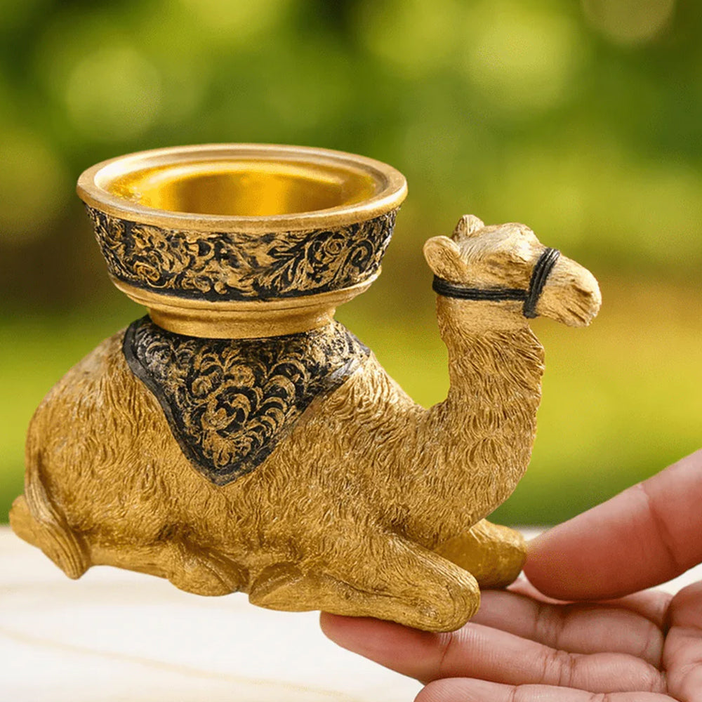 Camel-Shaped Decorative Holder