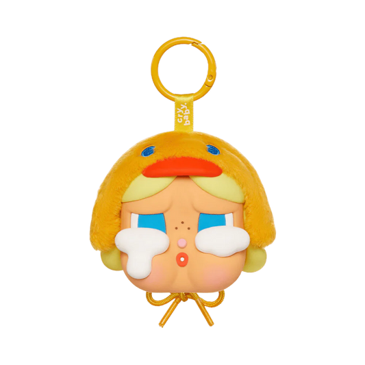 POP MART CRYBABY Crying Again Series - Earphone Case Yellow