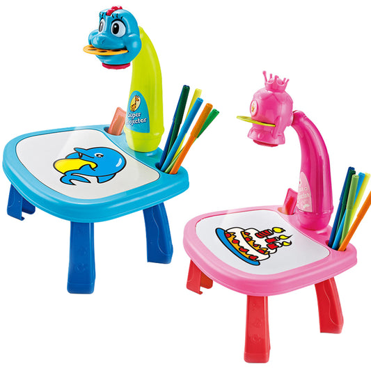 LED Projector Art Painting Table for Kids - Asst