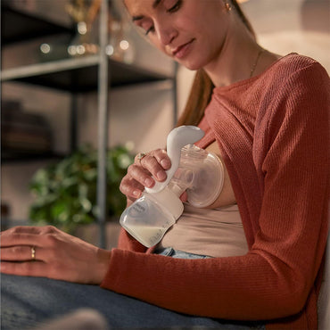 Philips Avent Manual Breast Pump - BPA-Free (Model SCF430/01), Transparent
