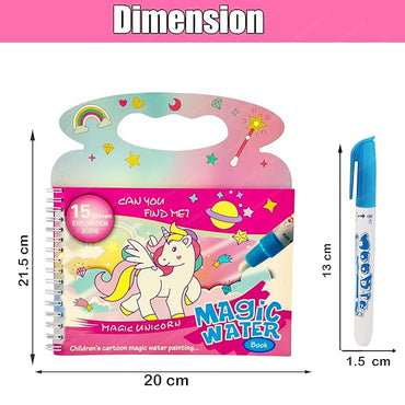 Magic Water Painting Book