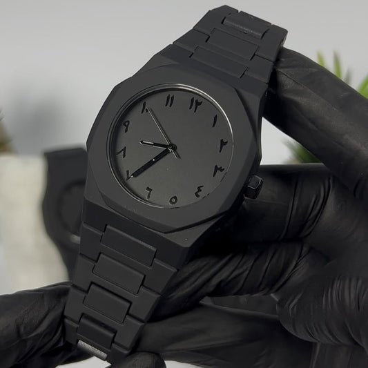 Aura Men's Watch - Matte Black