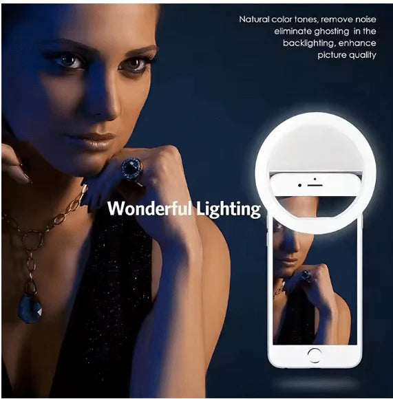 Clip-On Selfie Ring Light