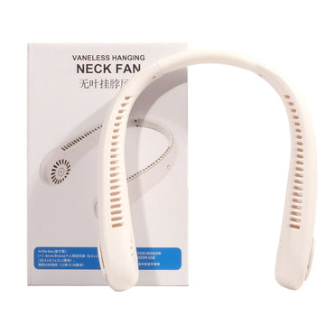 Vaneless Neck Hanging Fan - White