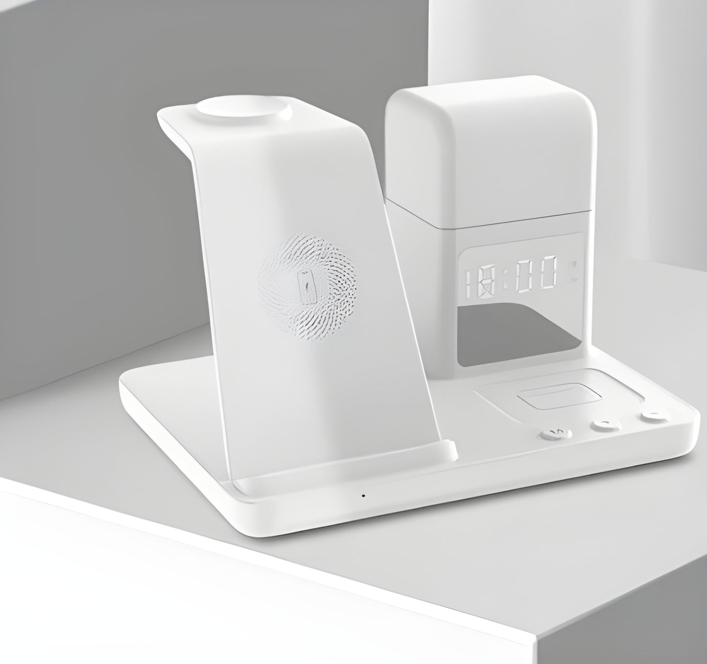 Wireless Charger 6-in-1 Small Night Lamp Alarm Clock