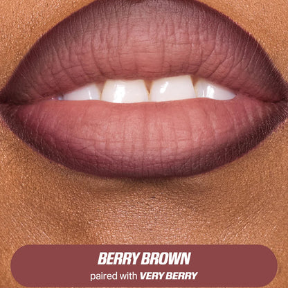 Huda Beauty Berry Brown Lip Duo
