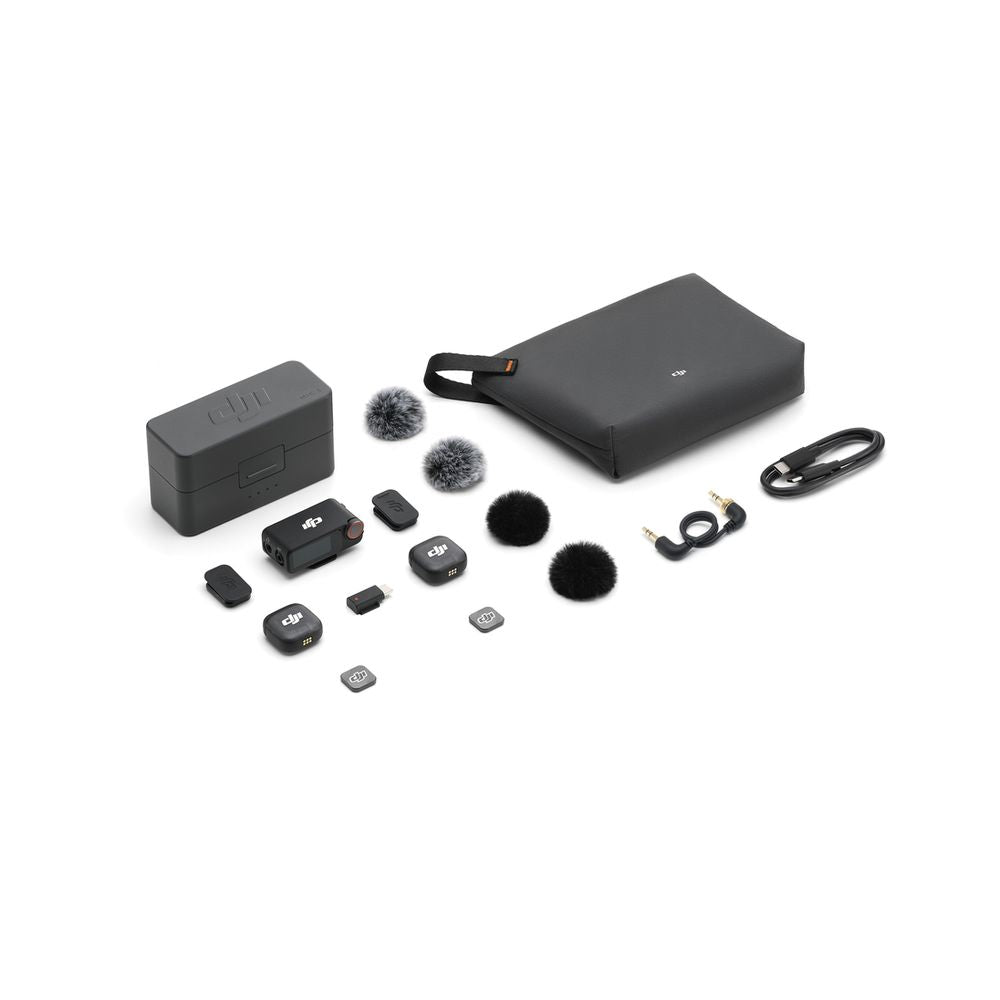 DJI Mic 3 Wireless Microphone Kit (2 TX + 1 RX + Charging Case)