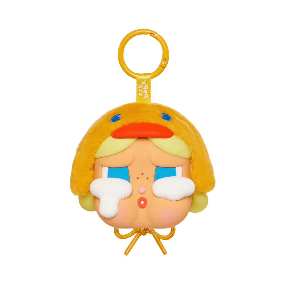 POP MART CRYBABY Crying Again Series - Earphone Case Yellow