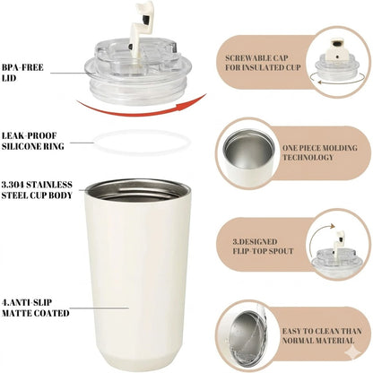 SMEG Stainless Steel Vacuum Insulated Tumbler Mug