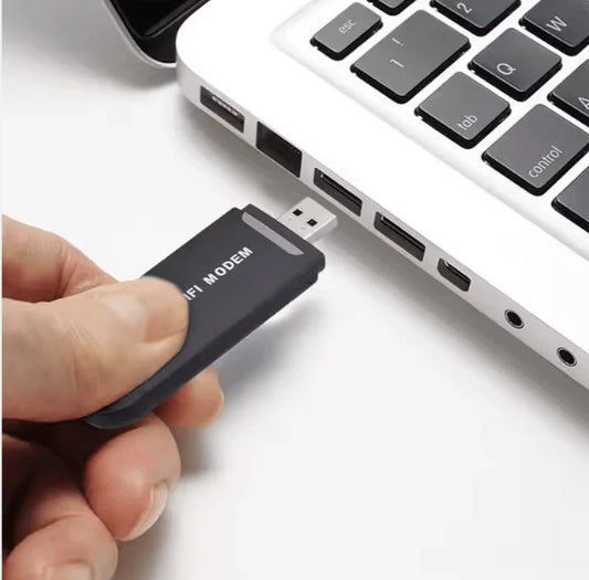 3-in-1 LTE 4G USB Modem with Wi-Fi Hotspot