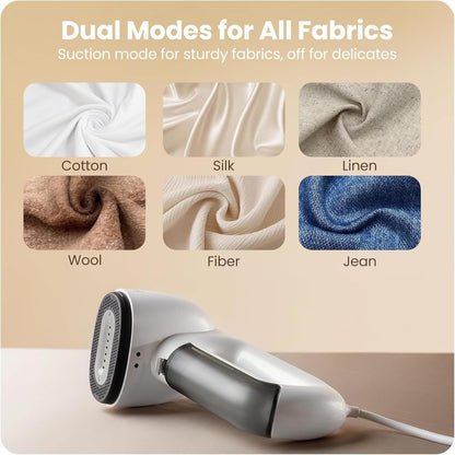 2-in-1 Aspirating Garment Steamer