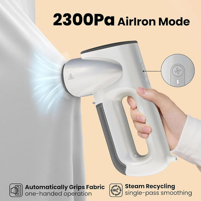 2-in-1 Aspirating Garment Steamer