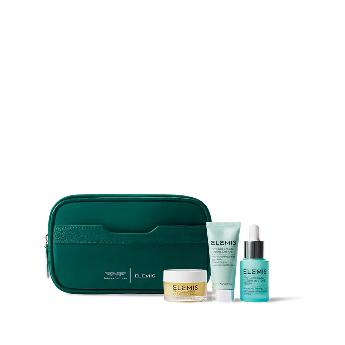 Elemis x Aston Martin Aramco Formula One Team Iconic Discovery Skincare Collection