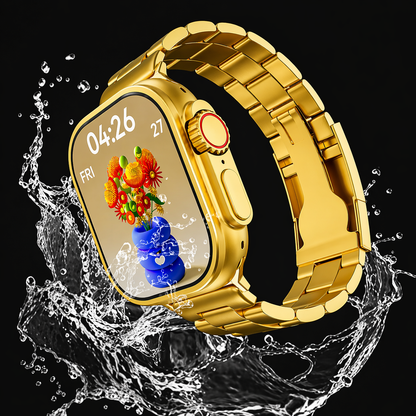 Luxury Gold Smart Watch (Apple Watch Style – Metal Strap Edition)
