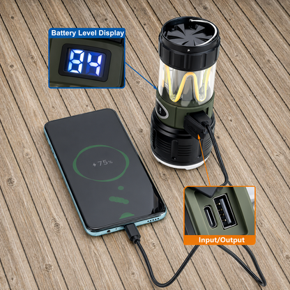 Multifunctional LED Camping Flashlight Lantern