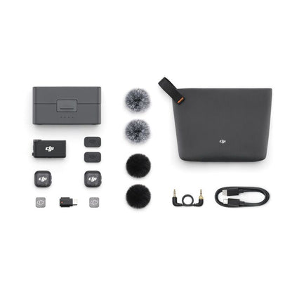 DJI Mic 3 Wireless Microphone Kit (2 TX + 1 RX + Charging Case)