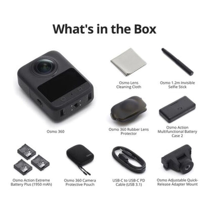 DJI Osmo 360 Action Camera - Adventure Combo