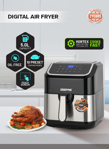 Geepas Digital Air Fryer- GAF37527UK
