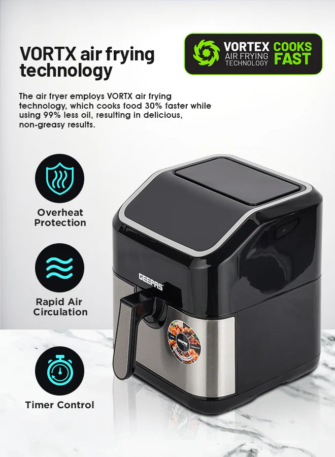 Geepas Digital Air Fryer- GAF37527UK