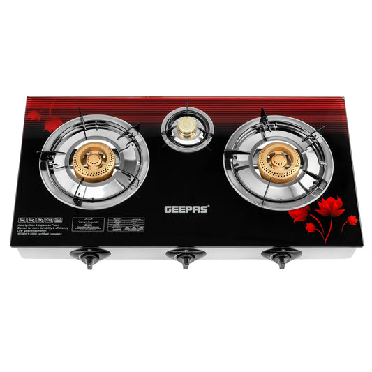 Geepas 3 Burner Gas Cooker - GGC31012