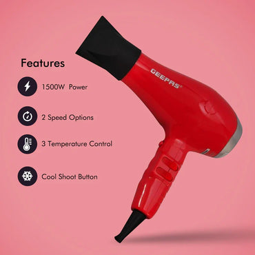Geepas Hair Dryer - GH8078