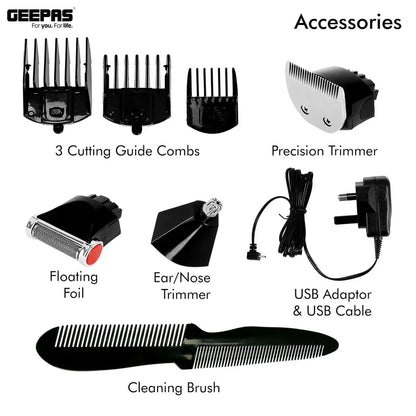 Geepas 7-in-1 Grooming Kit