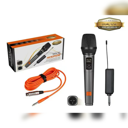 Dual-Use Vocal Microphone