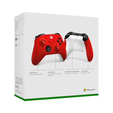 وحدة تحكم لاسلكية من مايكروسوفت Pulse Red لأجهزة Xbox