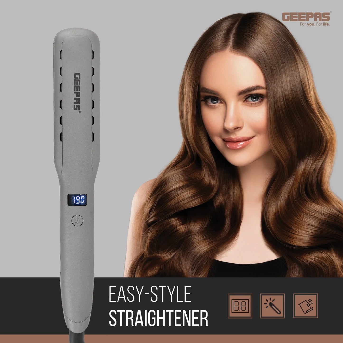 Geepas Easy-Style Hair Straightener