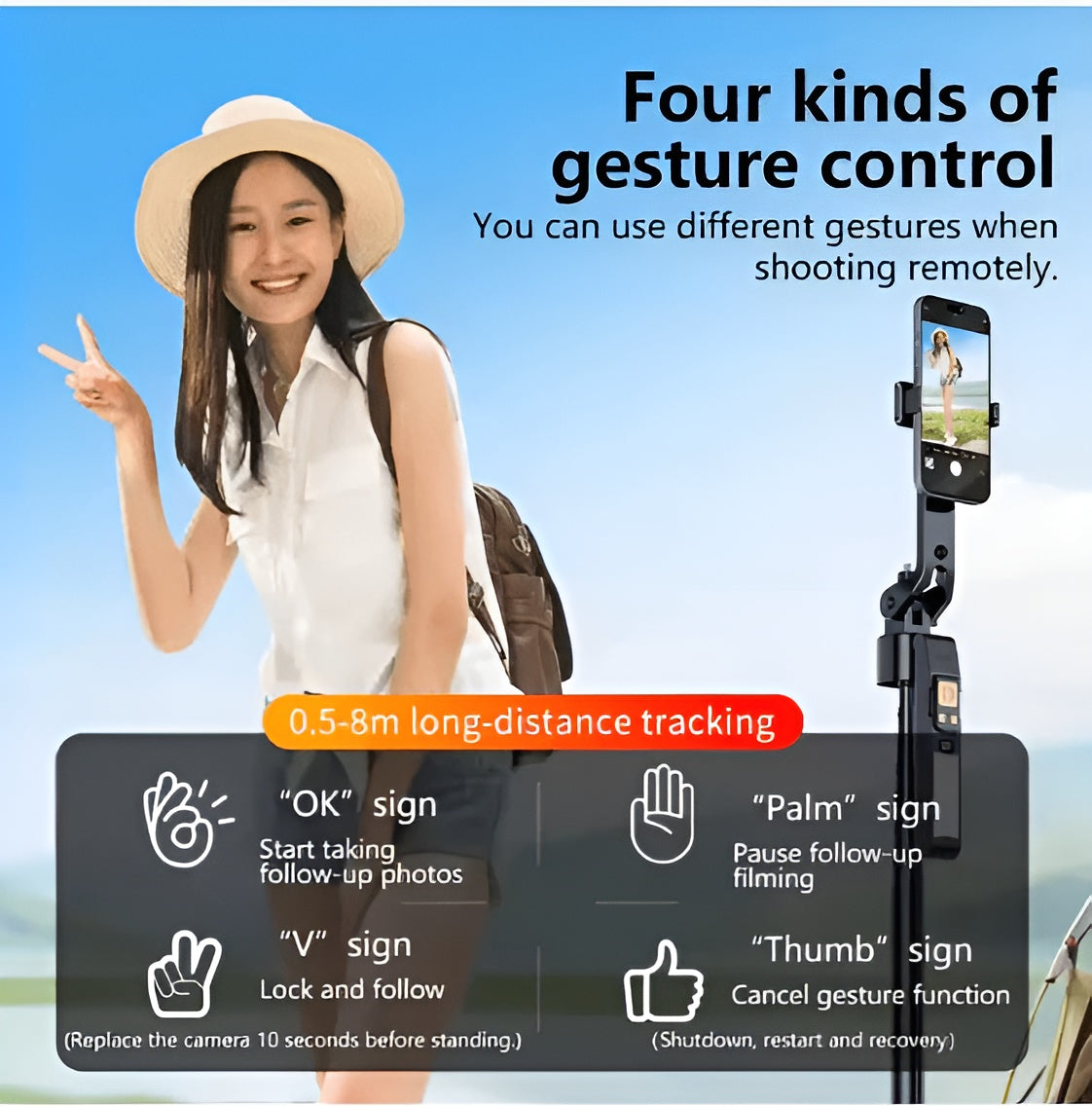 Auto Face Tracking Tripod