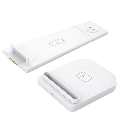 Compatible With Apple , 3-in-1 Splicing Wireless Charger Supports QI Charging