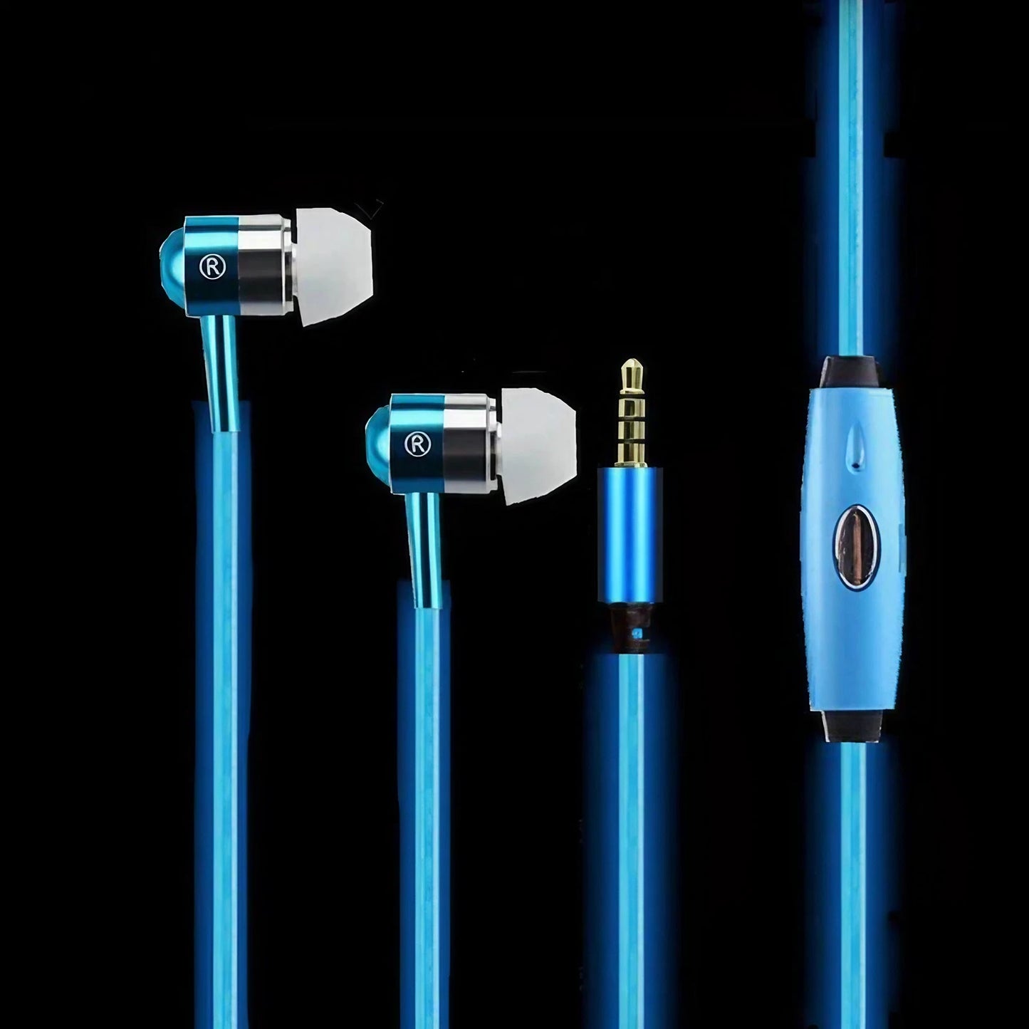 Compatible with Apple, Magic Light LED Earphone