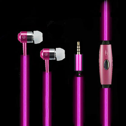 Compatible with Apple, Magic Light LED Earphone