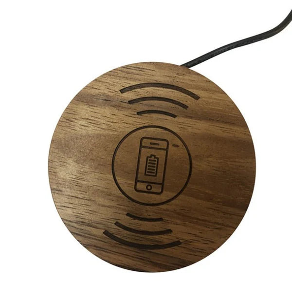 Compatible With Desk Dining Table Hidden 10 Watt Mobile Phone Wireless Charger 60MM Round Bed Head Embedded Fast Charging