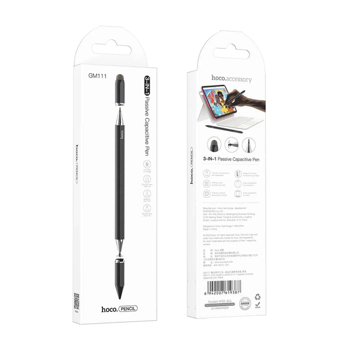3-in-1 Passive Capacitive Pen