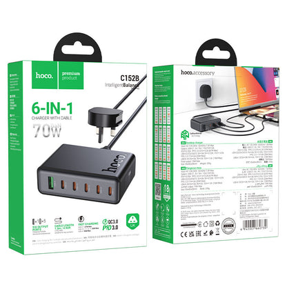 Hoco 6-in-1 Fast Charger