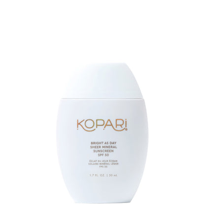 Kopari Beauty Bright as Day Sheer Mineral Sunscreen SPF50 50ml