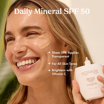 Kopari Beauty Bright as Day Sheer Mineral Sunscreen SPF50 50ml