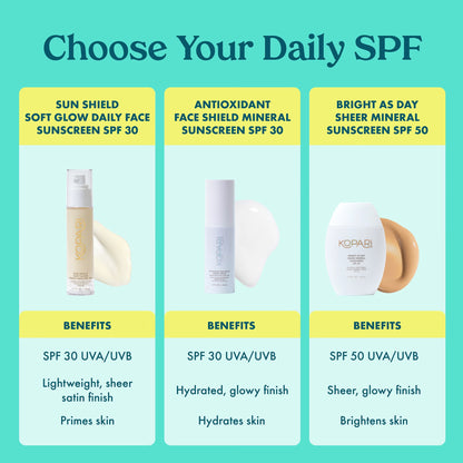 Kopari Beauty Bright as Day Sheer Mineral Sunscreen SPF50 50ml