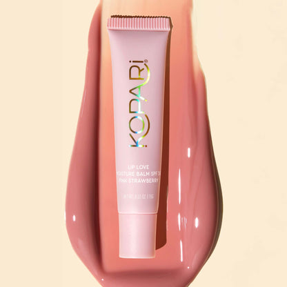 Kopari Lip Love Moisture Balm SPF 30 - Pink Strawberry 15g