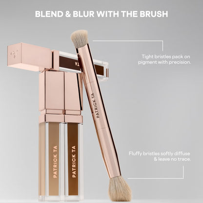 Patrick Ta Dual-Ended Concealer Brush