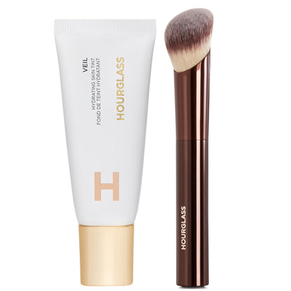 Hourglass Hydrating Skin Tint and Soft Glow Foundation Brush Bundle
