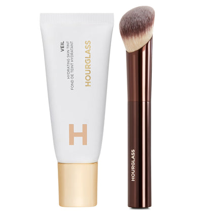 Hourglass Hydrating Skin Tint and Soft Glow Foundation Brush Bundle
