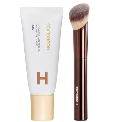 Hourglass Hydrating Skin Tint and Soft Glow Foundation Brush Bundle