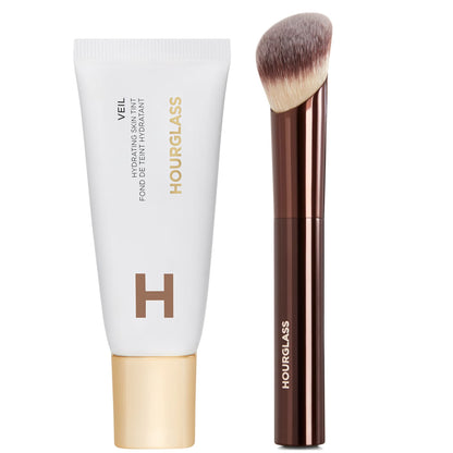 Hourglass Hydrating Skin Tint and Soft Glow Foundation Brush Bundle