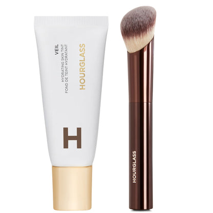 Hourglass Hydrating Skin Tint and Soft Glow Foundation Brush Bundle