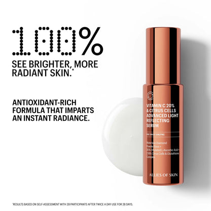 Allies of Skin Vitamin C 20% & Citrus Cells Advanced Firm + Glow Serum 1fl. oz