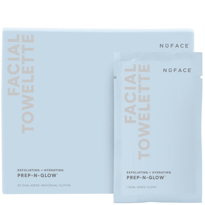 NuFACE Prep-N-Glow Facial Towelette (20 Pack)