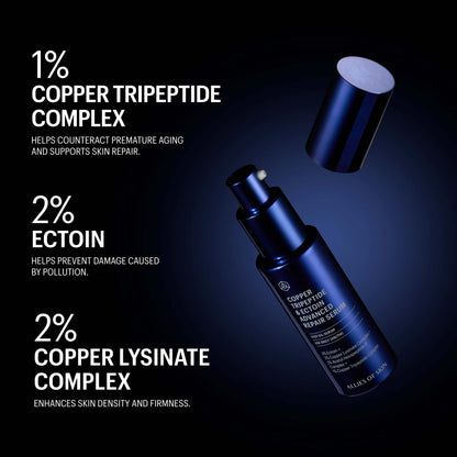 Allies of Skin Copper Tripeptide & Ectoin Advanced Repair Serum 30ml